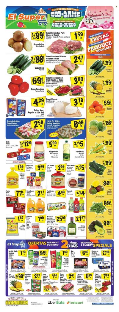 El Super (NM) Weekly Ad Flyer Specials February 8 to February 14, 2023