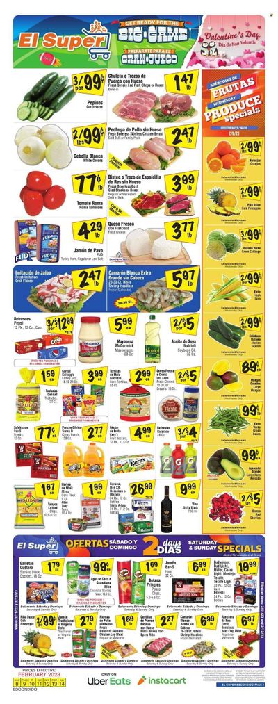 El Super (CA) Weekly Ad Flyer Specials February 8 to February 14, 2023