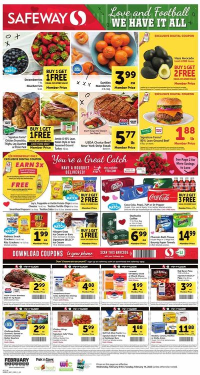 Safeway (CA, HI, OR, WA) Weekly Ad Flyer Specials February 8 to February 14, 2023