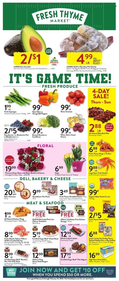 Fresh Thyme Weekly Ad Flyer Specials February 8 to February 14, 2023