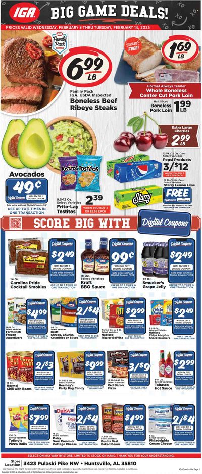 IGA (AL) Weekly Ad Flyer Specials February 8 to February 14, 2023