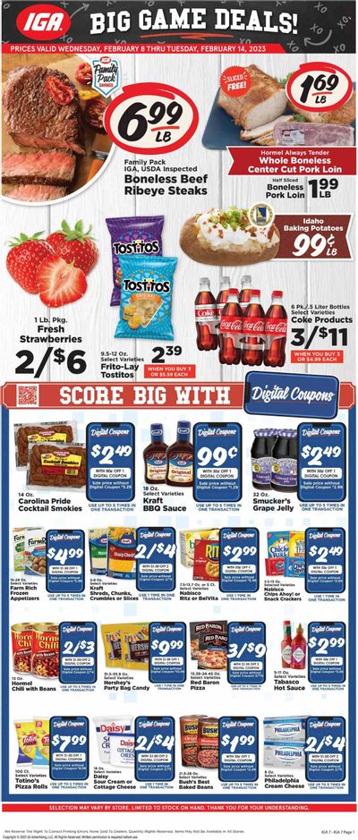 IGA (VA) Weekly Ad Flyer Specials February 8 to February 14, 2023 IGA (VA) Weekly Ad Flyer Specials February 8 to February 14, 2023