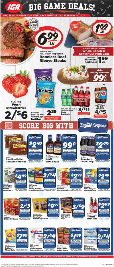 IGA (TN) Weekly Ad Flyer Specials February 8 to February 14, 2023