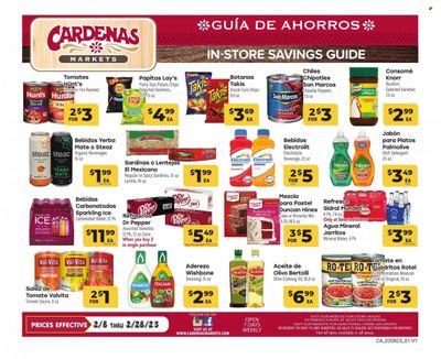 Cardenas (CA, NV) Weekly Ad Flyer Specials February 8 to February 28, 2023