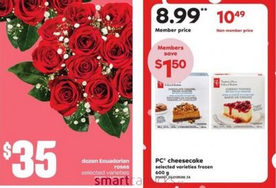 Loblaws Ontario: PC Cheesecake $4.99 After Member Pricing and Loadable Points Offer
