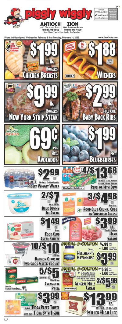 Piggly Wiggly (GA, SC) Weekly Ad Flyer Specials February 8 to February 14, 2023