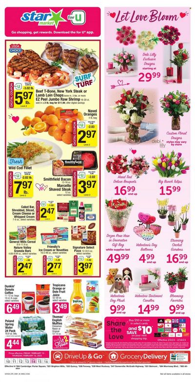 Star Market Weekly Ad Flyer Specials February 10 to February 16, 2023