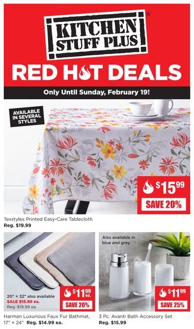 Kitchen Stuff Plus Red Hot Deals Flyer February 13 to 19