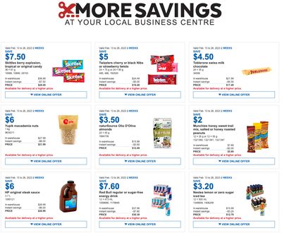 Costco Canada Business Centre Instant Savings Coupons / Flyer, until February 26