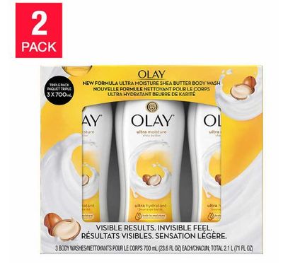 Olay Ultra Moisture Shea Butter Body Wash, 2-pack For $33.99 At Costco Canada