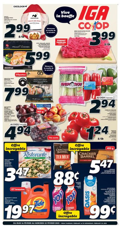 IGA (NB) Flyer February 16 to 22 IGA (NB) Flyer February 16 to 22