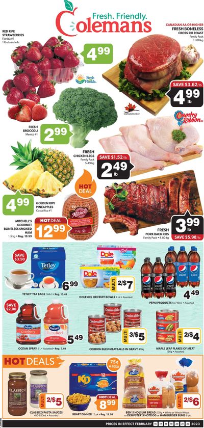 Coleman's Flyer February 16 to 22