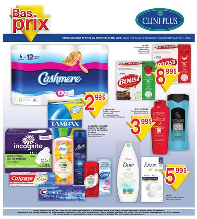 Brunet Clinique Flyer April 30 to May 13