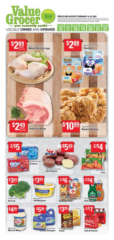Value Grocer Flyer February 16 to 22