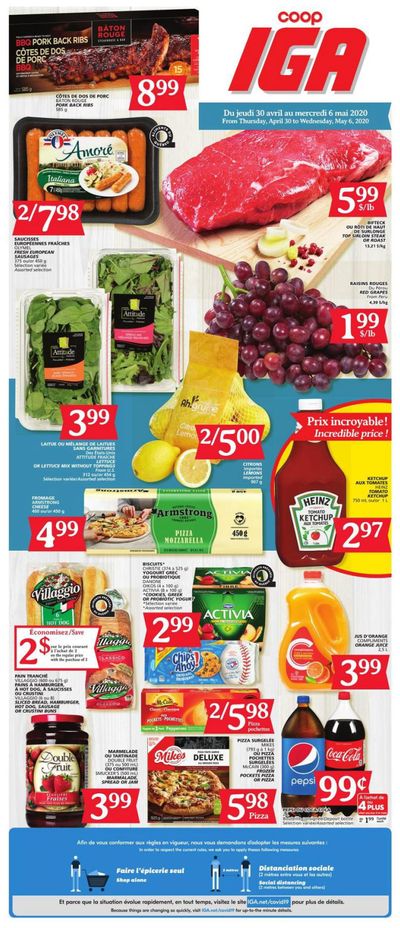 Coop IGA Flyer April 30 to May 6