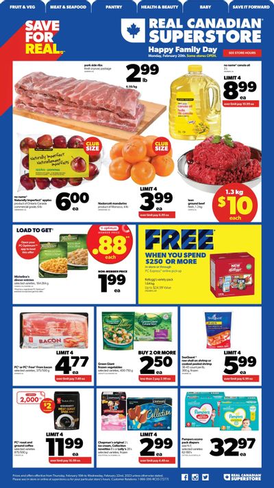 Real Canadian Superstore (ON) Flyer February 16 to 22
