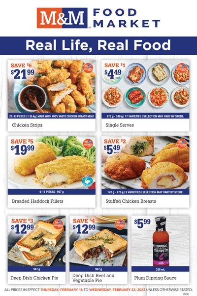 M&M Food Market (Atlantic & West) Flyer February 16 to 22
