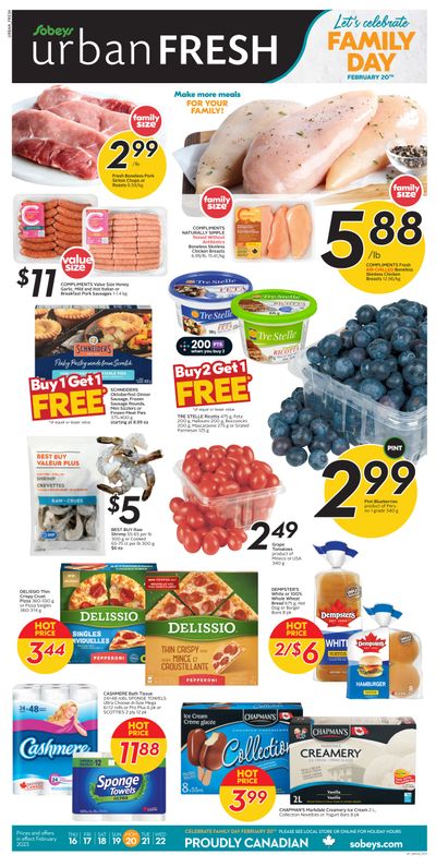 Sobeys Urban Fresh Flyer February 16 to 22