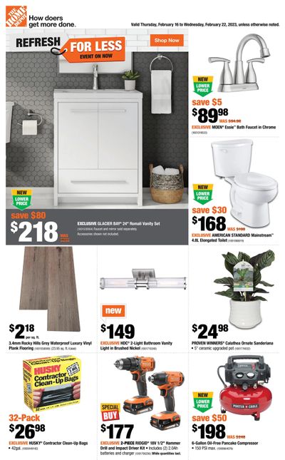 Home Depot (Atlantic) Flyer February 16 to 22