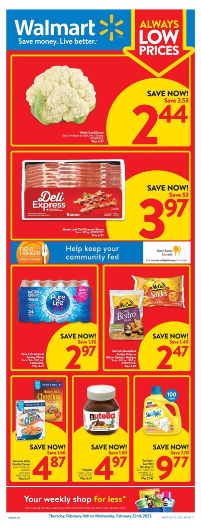 Walmart (West) Flyer February 16 to 22