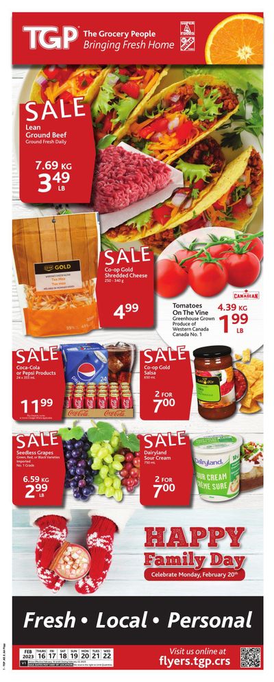 TGP The Grocery People Flyer February 16 to 22
