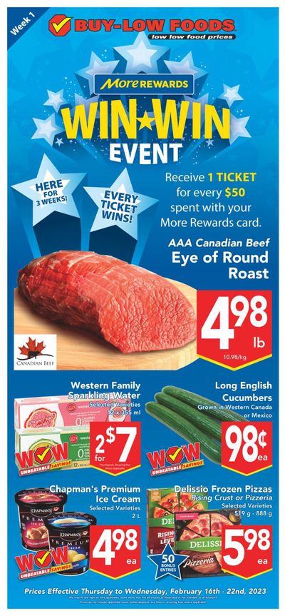 Buy-Low Foods Flyer February 16 to 22