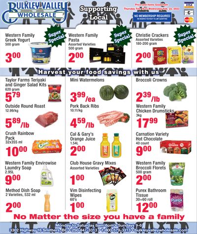 Bulkley Valley Wholesale Flyer February 16 to 22