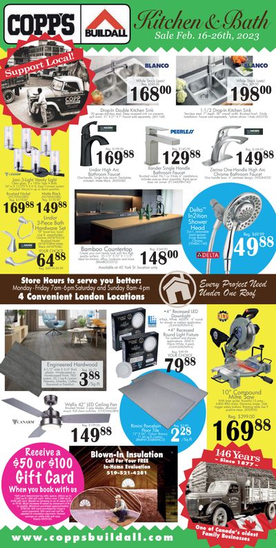 COPP's Buildall Flyer February 16 to 26