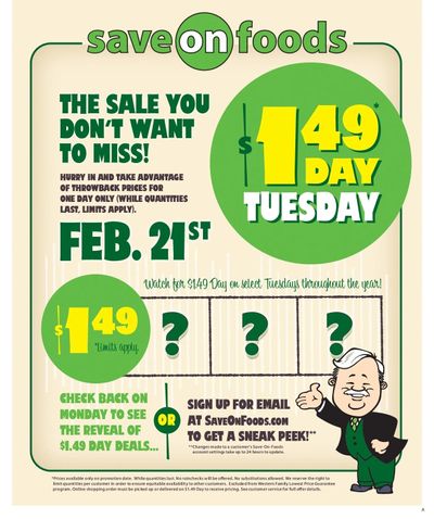Save On Foods (BC) Flyer February 16 to 22