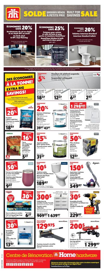 Home Hardware Building Centre (QC) Flyer February 16 to 22