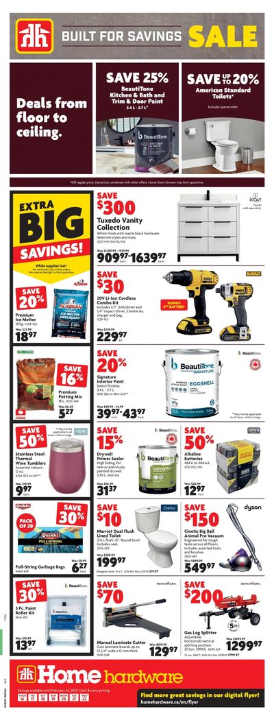 Home Hardware (Atlantic) Flyer February 16 to 22