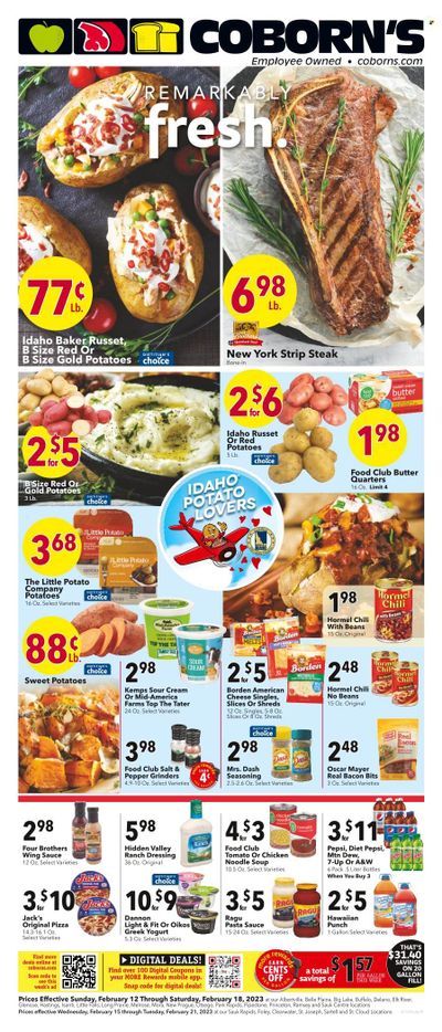 Coborn's (MN, SD) Weekly Ad Flyer Specials February 12 to February 18, 2023