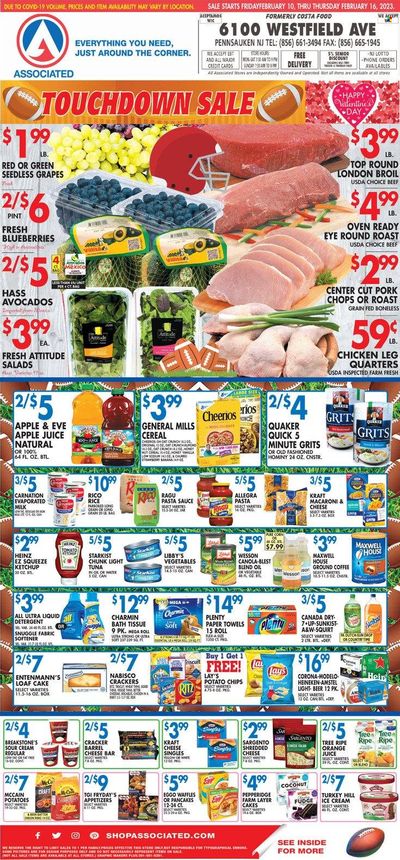 Associated Supermarkets (NY) Weekly Ad Flyer Specials February 10 to February 16, 2023