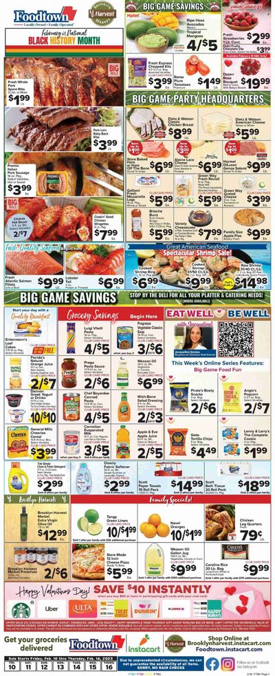 Foodtown (NJ, NY, PA) Weekly Ad Flyer Specials February 10 to February 16, 2023