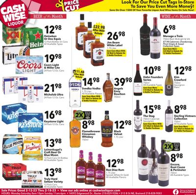 Cash Wise Liquor Only (MN) Weekly Ad Flyer Specials February 12 to February 18, 2023