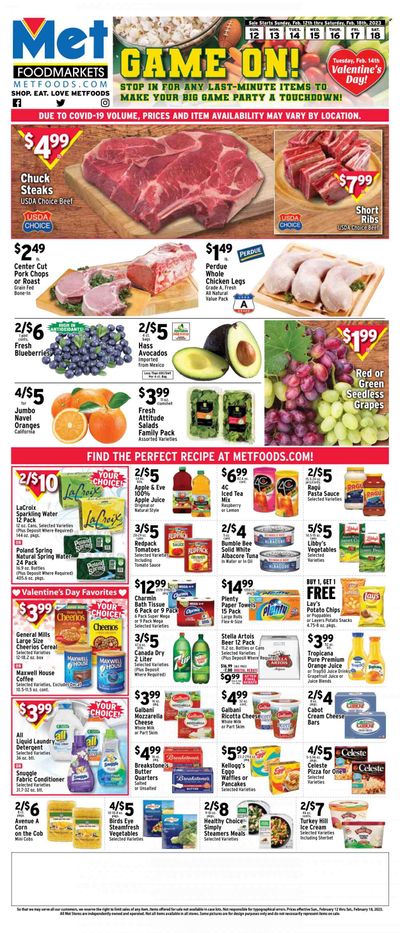 Met Foodmarkets Weekly Ad Flyer Specials February 12 to February 18, 2023