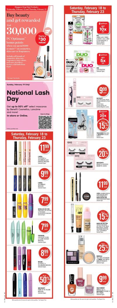 Shoppers Drug Mart (West) Flyer February 18 to 23