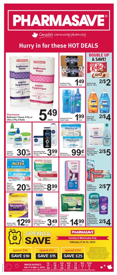Pharmasave (ON & West) Flyer February 17 to March 2
