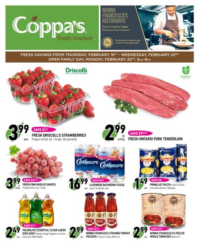 Coppa's Fresh Market Flyer February 16 to 22