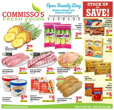 Commisso's Fresh Foods Flyer February 17 to 23