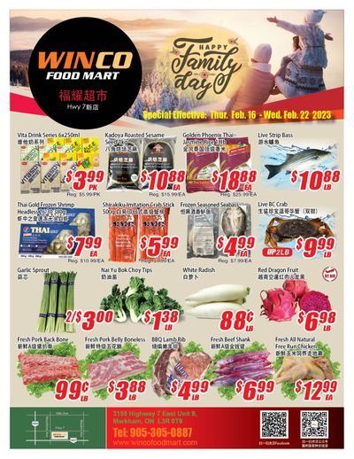 WinCo Food Mart (HWY 7) Flyer February 16 to 22