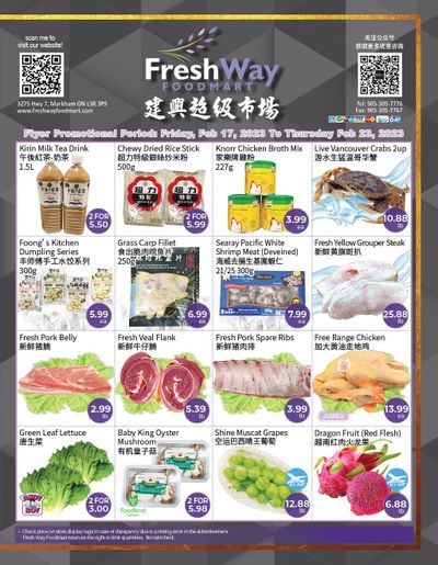 FreshWay Foodmart Flyer February 17 to 23