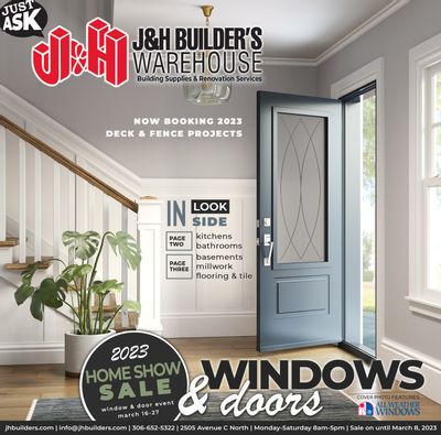 J&H Builder's Warehouse Flyer February 16 to March 8
