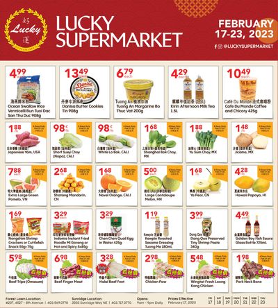 Lucky Supermarket (Calgary) Flyer February 17 to 23