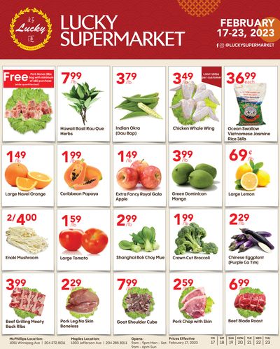 Lucky Supermarket (Winnipeg) Flyer February 17 to 23