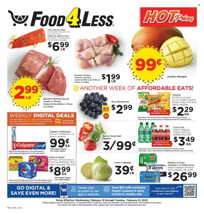 Food 4 Less (CA) Weekly Ad Flyer Specials February 15 to February 21, 2023