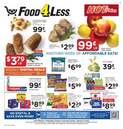 Food 4 Less (IL) Weekly Ad Flyer Specials February 15 to February 21, 2023