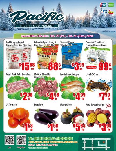 Pacific Fresh Food Market (North York) Flyer February 17 to 23