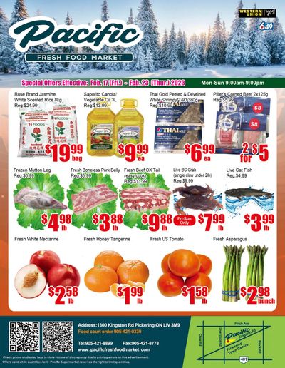 Pacific Fresh Food Market (Pickering) Flyer February 17 to 23