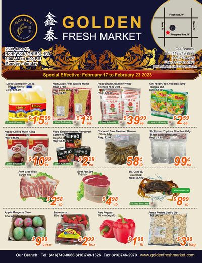 Golden Fresh Market Flyer February 17 to 23